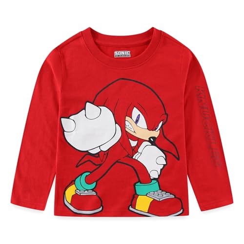 SEGA Sonic The Hedgehog Boys 4 Pack Long Sleeve Shirt for Big Kids - Image 3