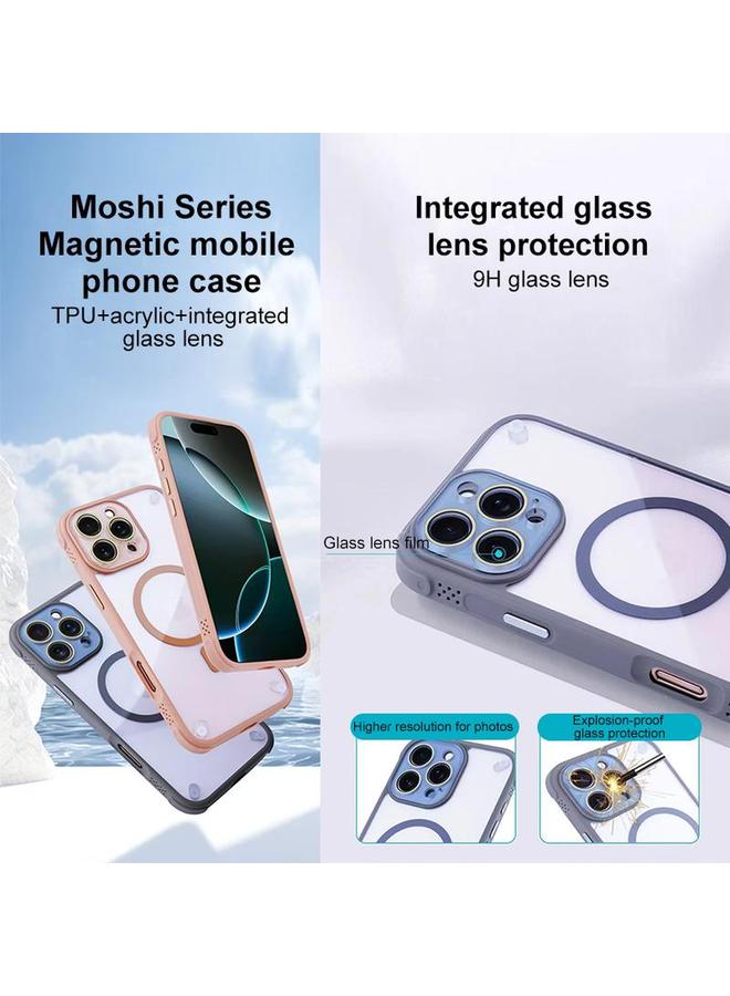 اس-توب جراب هاتف iPhone 15 Pro Max مقاوم للصدمات MagSafe مغناطيسي TPU هجين من الأكريليك - Image 4