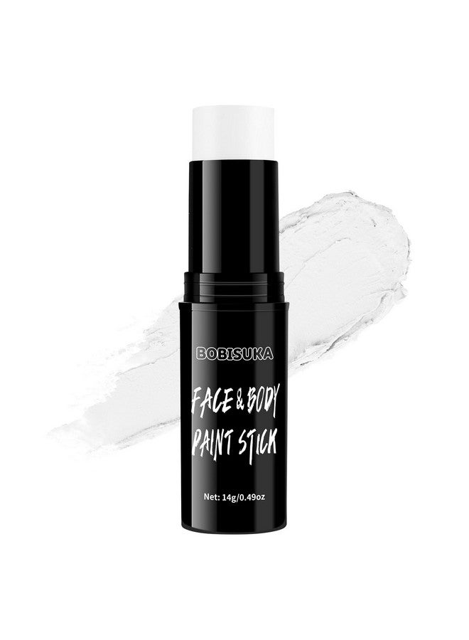 BOBISUKA White Face Body Paint Stick Eye Black Sticks For Football Baseball Softball Water Based Face Painting Kit Quick Drying Foundation Makeup For Halloween Clown Skeleton Skull Cosplay Sfx Costume - Image 1