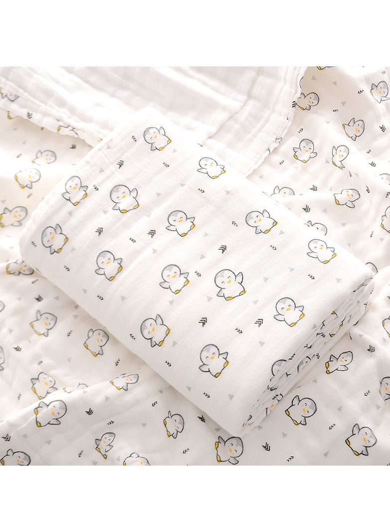 منشفة استحمام مطبوعة برسوم كرتونية من القطن الخالص