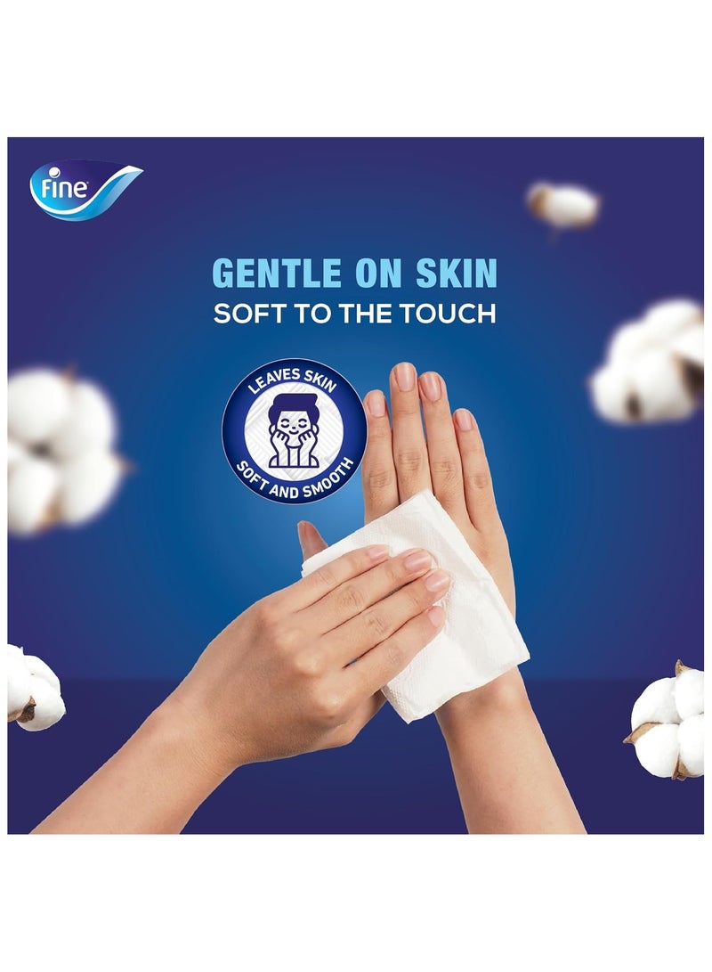 فاين مناديل وجه مكعبة 1 علبة تحتوي على 100 ورقة × طبقتين - Image 5