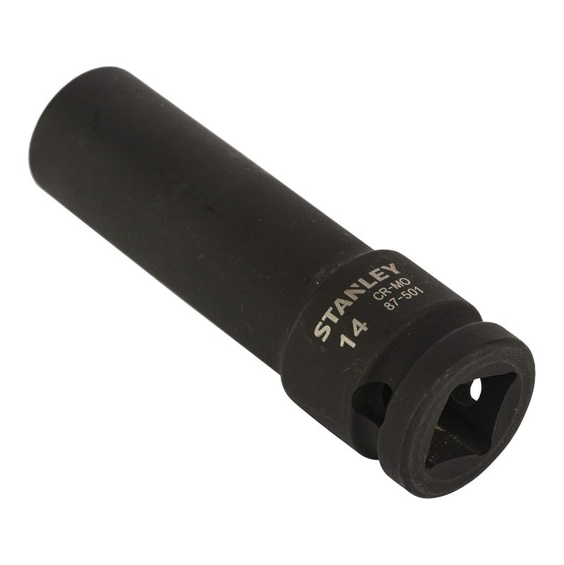 Stanley STANLEY STMT875018B ChromeMolybdenum Steel Impact Deep Socket 12 inch 14 mm Black  - Image 3