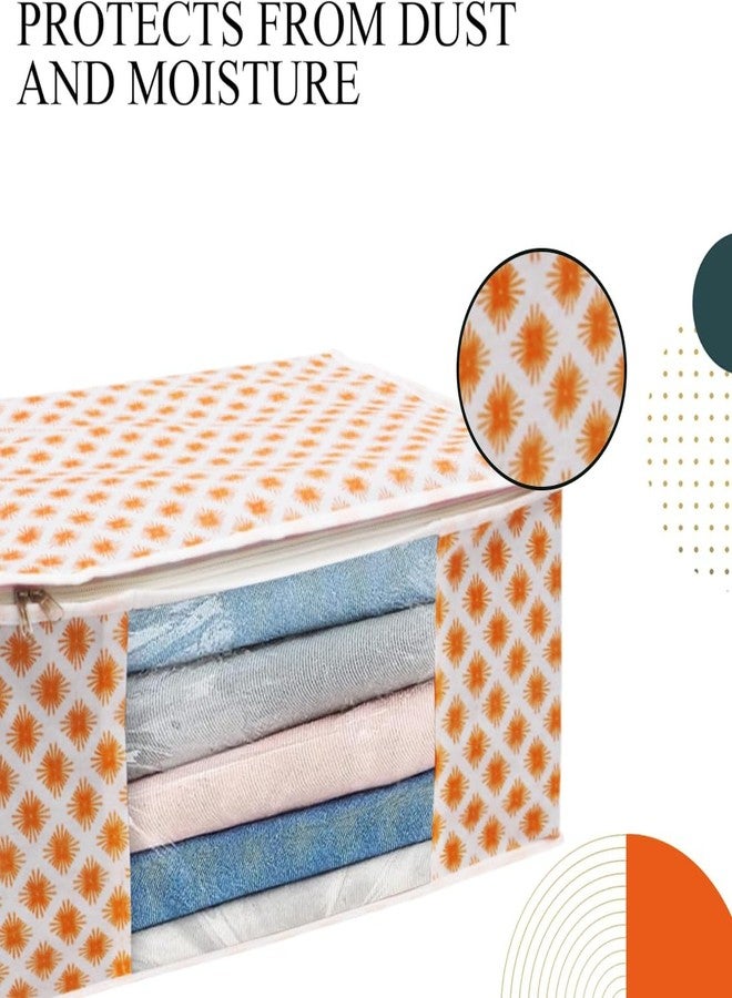 SHAPING FABRIC طقم غطاء ساري من قماش التشكيل، قطعة واحدة، منظم ملابس من قماش غير منسوج للخزانة مع نافذة شفافة وحقيبة تخزين ملابس بسحاب مزدوج، غطاء ملابس SF_XL_SC_CC_XPID1598426731598596 - Image 3