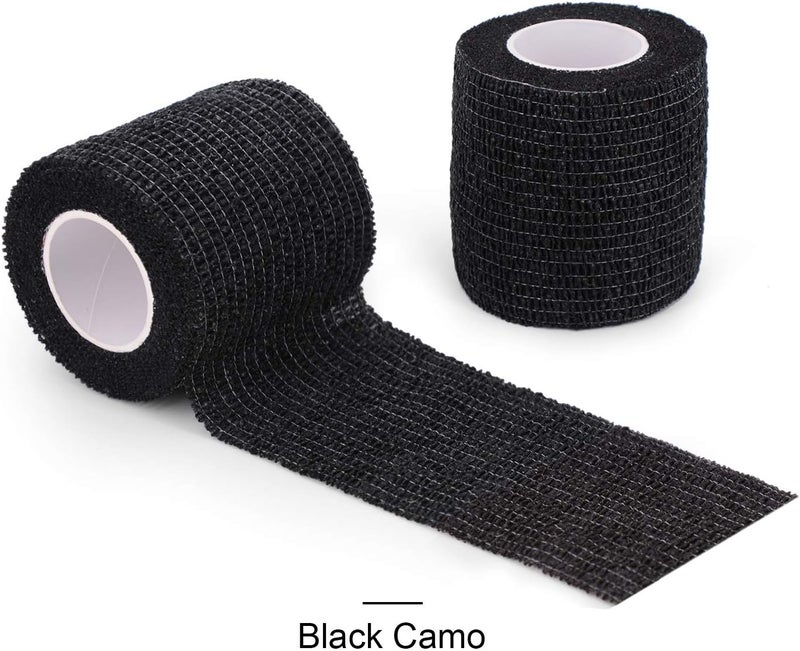 Self-Adhesive Camouflage Tape Wrap Protective Camo Form Non-Woven Stealth Camo Tape Stretch Bandage for Outdoor Camping 5CM x 4.5M - Image 3