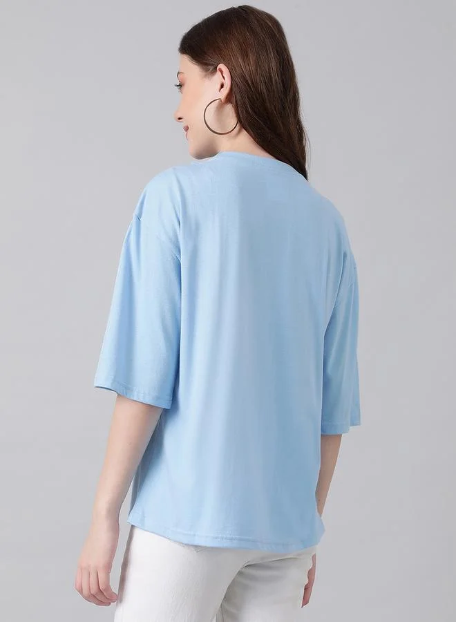 كوتي Oversized Panda Graphic Drop Shoulder T-Shirt by Styli