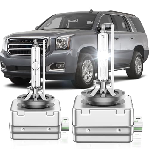 SENROBO Compatible with GMC 2015-2020 Yukon XL Denali 2013-2019 Acadia D3S HID Xenon Headlight Bulbs, 6000K Cool White, Pack of 2 - Image 1