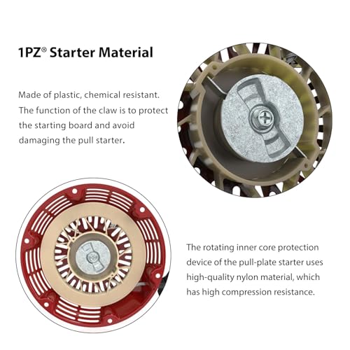 1PZ 2QX-SG6 Recoil Starter Pull Start Replacement for Honda GX340 GX390 GX610 GX620 11hp 13hp 28400-ZEE3-W01ZA Generator Replaces - Image 3