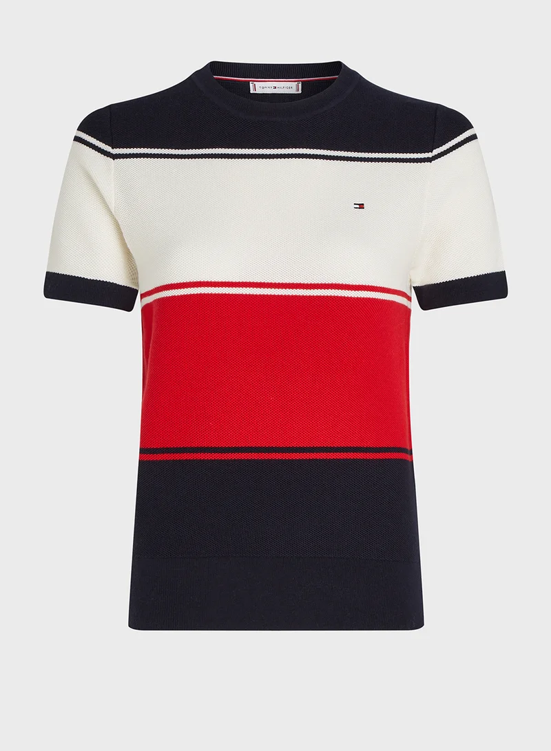 TOMMY HILFIGER Color Block Sweater