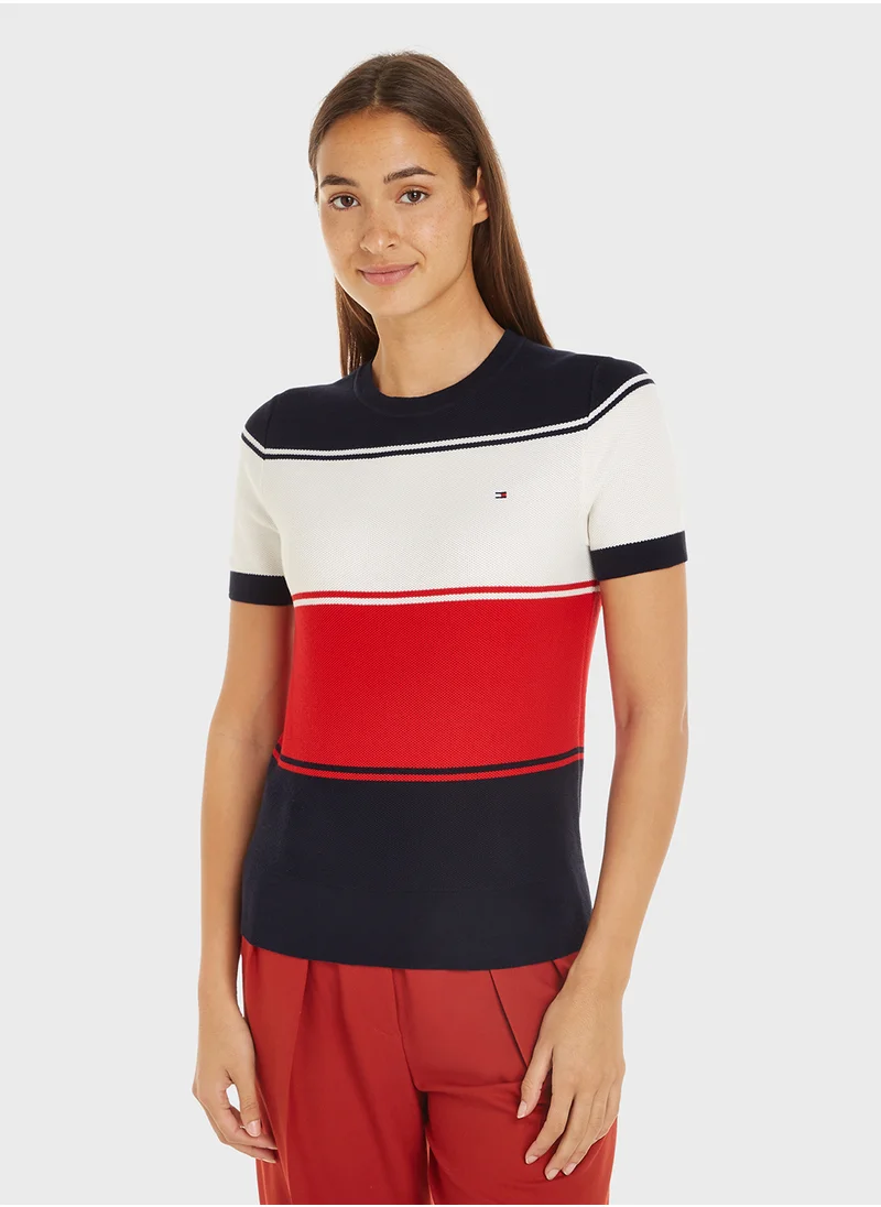 TOMMY HILFIGER Color Block Sweater