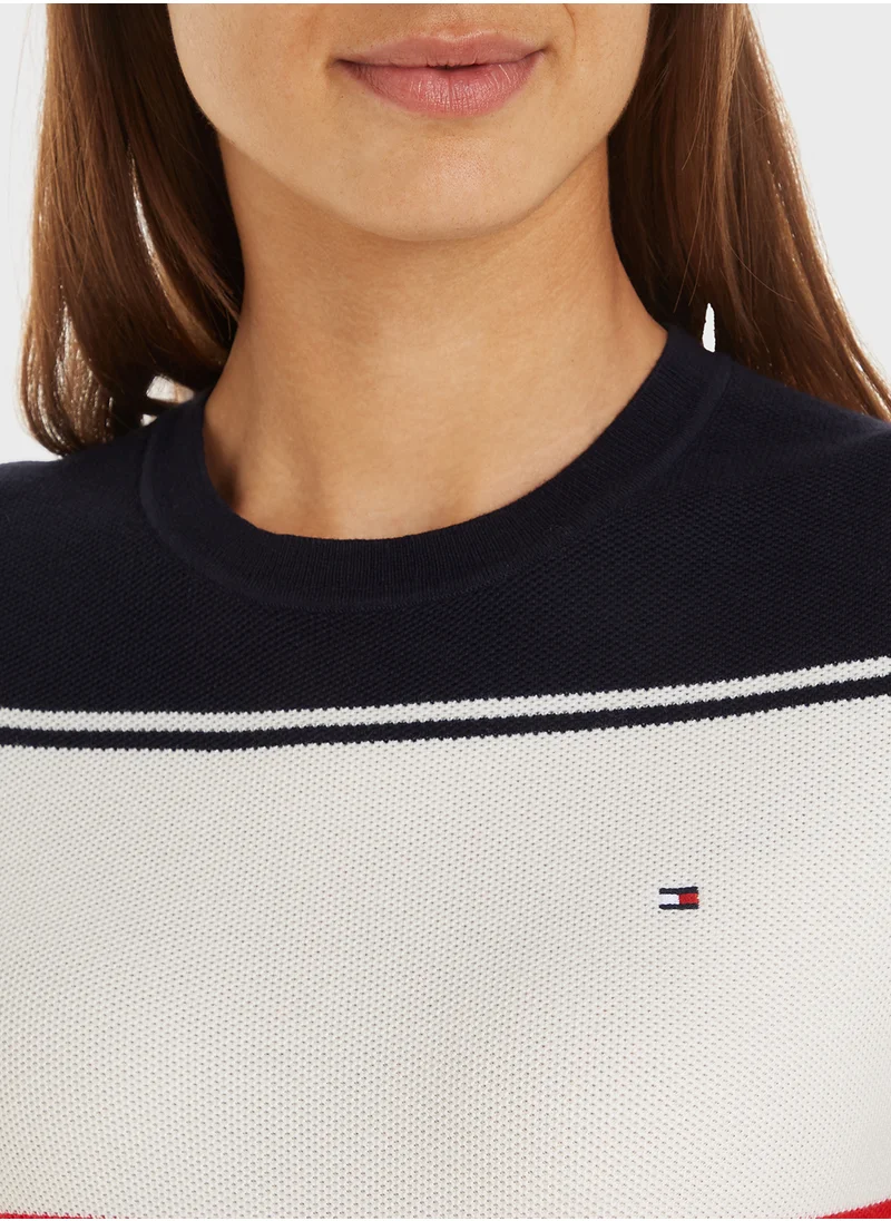 TOMMY HILFIGER Color Block Sweater