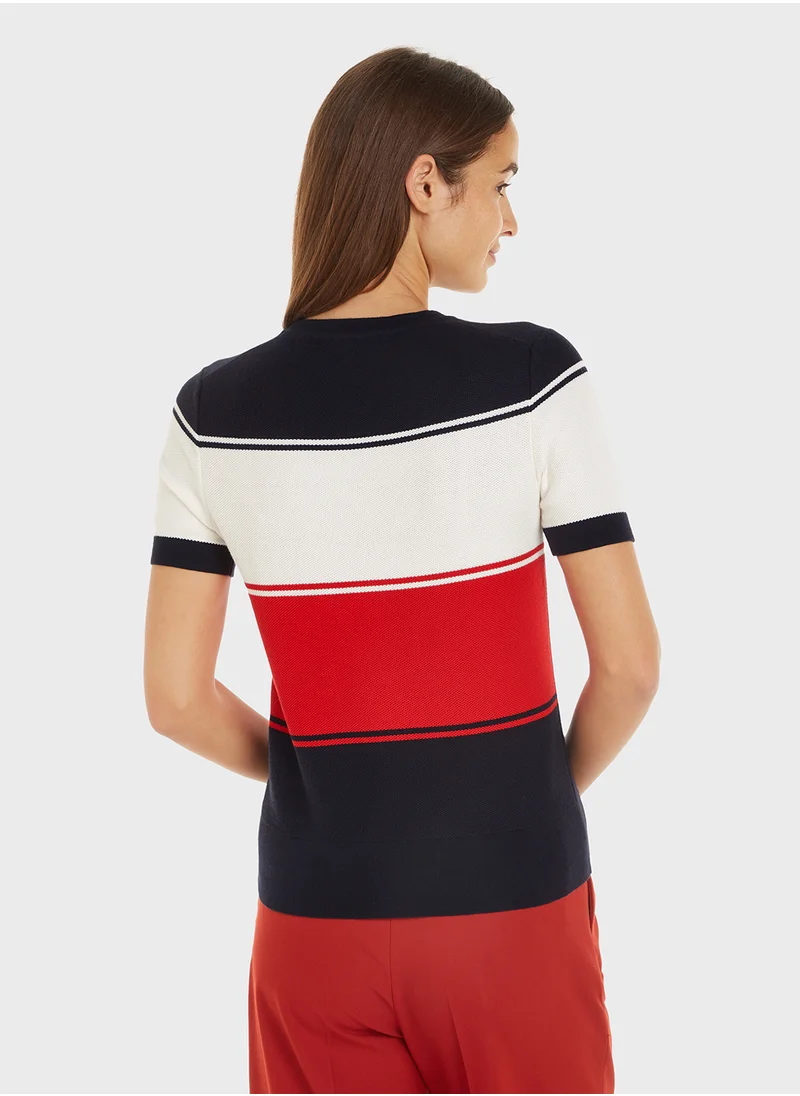 TOMMY HILFIGER Color Block Sweater