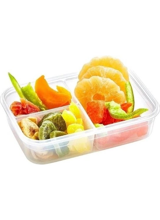 Viyalente - Fresh Box 3 Compartments LC-530 Storage Container 3 Pieces - Image 1