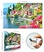 Blueforest 500 Piece Puzzle for Adults Italian Lake Como Jigsaw Puzzle 23x15 Inch Unique Shaped Pieces Art Puzzle Hard Difficult Challenging Fun Puzzles - Image 4