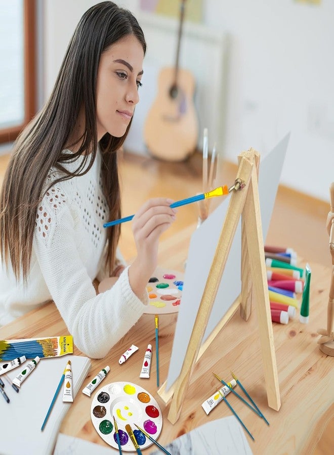 Parssufy مجموعة ألوان أكريليك بارسوفي، 24 أنبوبًا × 12 مل | مع لوحة مزج و3 فرش للفنانين والمبتدئين - مجموعة أدوات للفنون والحرف اليدوية، والرسم، والرسم على القماش، والتلوين، والملصقات - Image 5