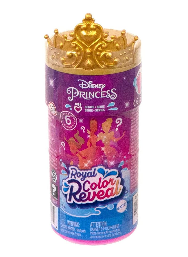 Mattel Games Disney Princess Small Doll - Royal Color Reveal Spring  - Image 1