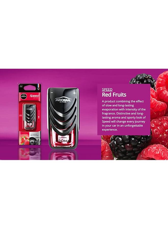 أروما معطر هواء السيارة سبيد كار، برائحة الفواكه الحمراء - Image 1