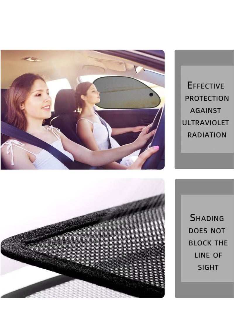 Car Window Shade,Car Window Sunshades,Side Window Sunshades,Cling Sunshade,Mesh Window Sunshade,Car Rear Side Window Sun Visor,Car Front Window Shade    Car Windows Sun Glare Protection,UV Rays Protection,Universal Car Window Shade,for Your Child Baby Side Window Car Sun Shades,Over 98% of Harmful UV Rays(2pcs) - Image 4
