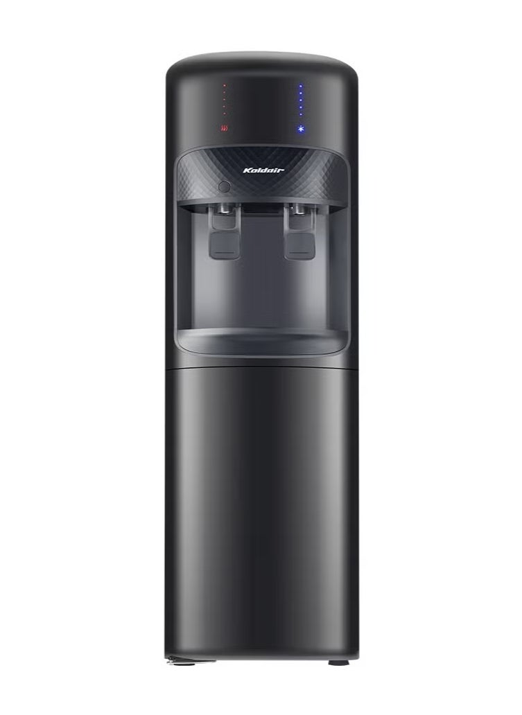 Koldair Coldair Classic AF Hot and Cold Water Dispenser with Refrigerator, 2 Taps - Black  - Image 5