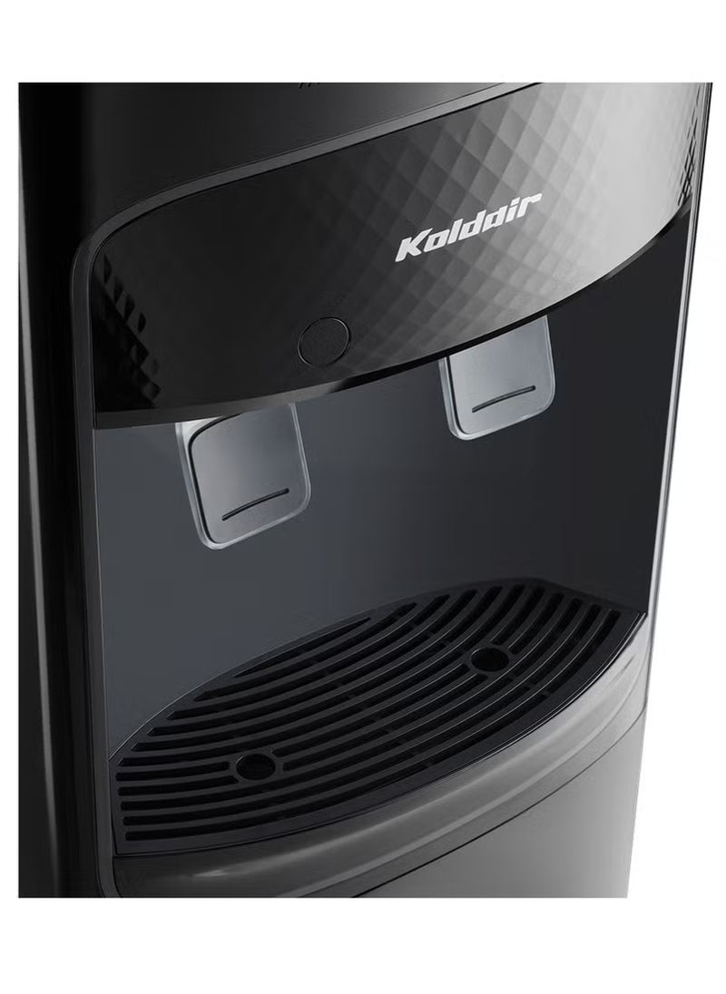 Koldair Coldair Classic AF Hot and Cold Water Dispenser with Refrigerator, 2 Taps - Black  - Image 4