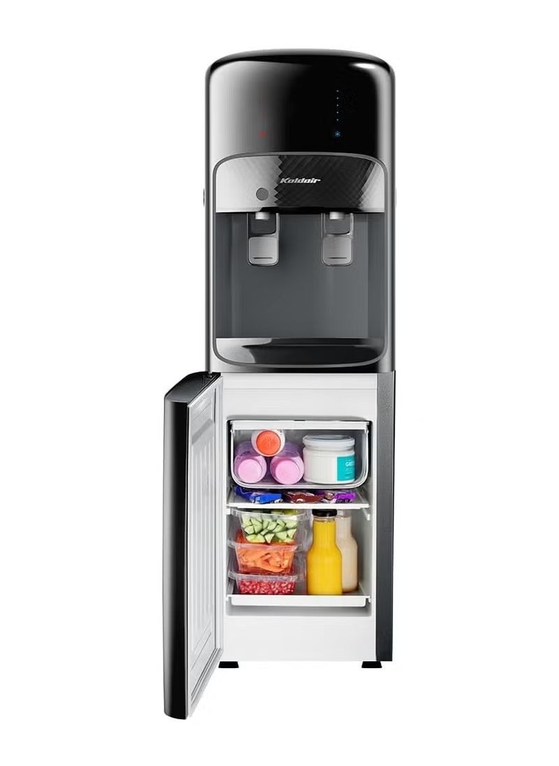 Koldair Coldair Classic AF Hot and Cold Water Dispenser with Refrigerator, 2 Taps - Black  - Image 1