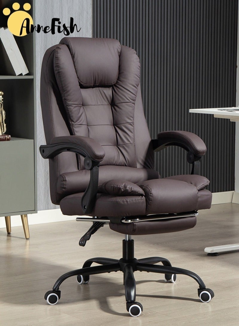 AnneFish Gaming Desk and Chair Set Executive Ergonomic Cloud Office & 120cm L-Shaped Gaming Desk Large Gaming Chair with Silent Swivel Casters Dual-Point Massage and Height-Adjustable High Backrest &Office Desk With Monitor Stand Home Office Table - Image 2