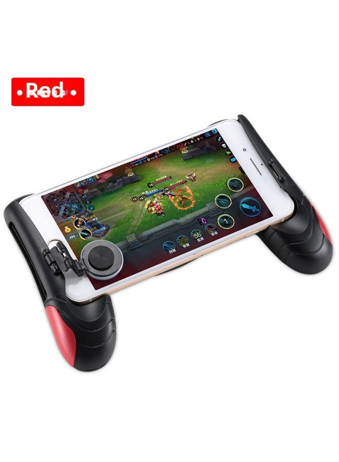 Spot Upgraded Mobile Phone Game Rocker Big Chicken Handle Hand Travel Joystick Suction Cup Game Handle-Product Color:Red  - Image 1