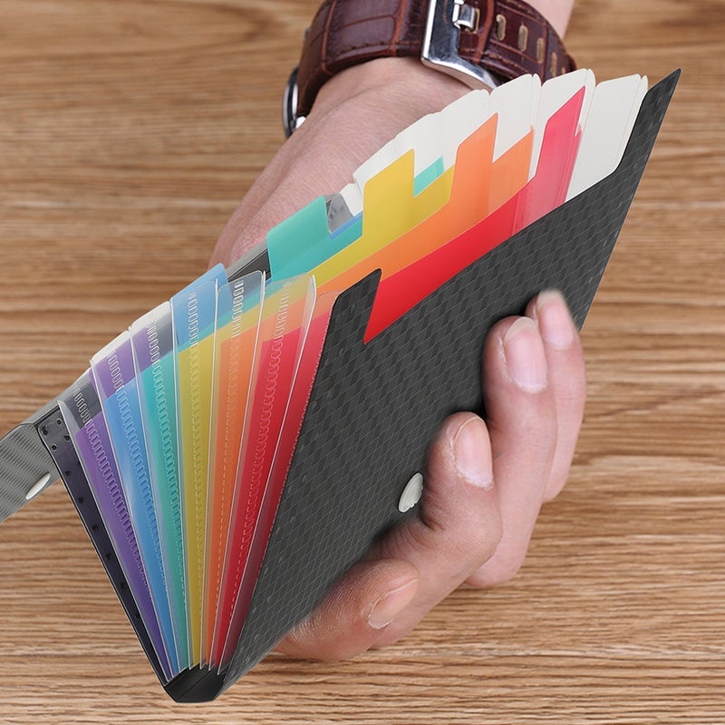 2pcs Multipurpose Document Folders Small File Folders Mini Expanding File - Image 4