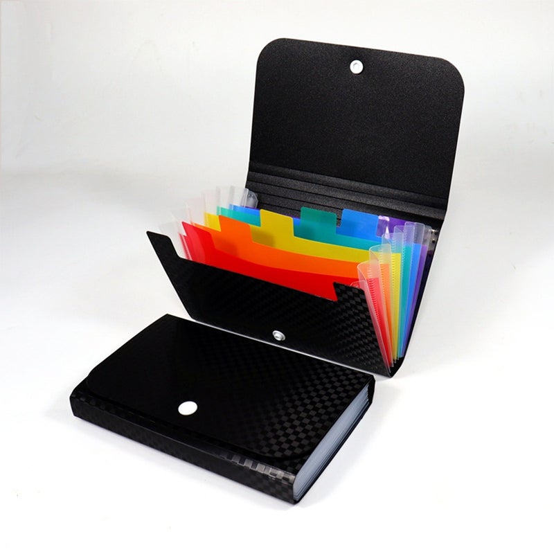 2pcs Multipurpose Document Folders Small File Folders Mini Expanding File - Image 3