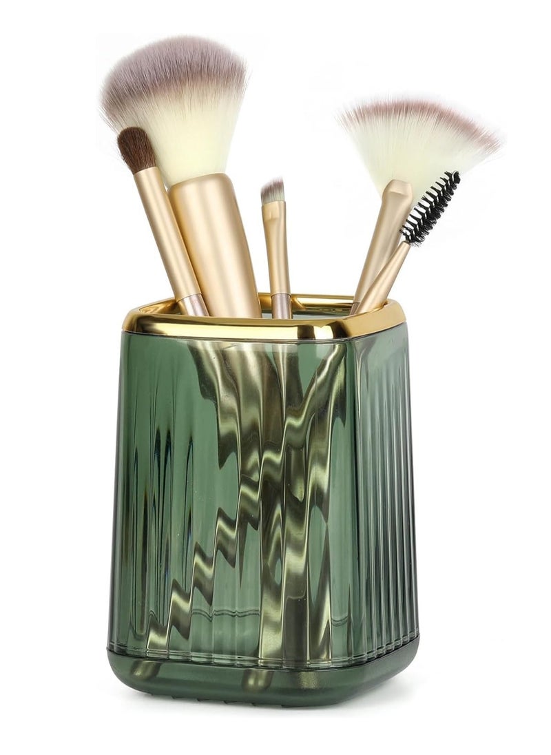 QSHOP - Premium Makeup Brush Holder Organizer - Eyebrow Pencil, Brush Holder Basket, Crystal Pen Holder, Cosmetic Storage Tube, Pen Holder - Perfect for Office and Bedroom - Image 1