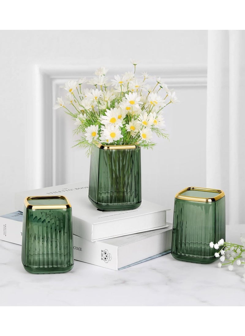 QSHOP - Premium Makeup Brush Holder Organizer - Eyebrow Pencil, Brush Holder Basket, Crystal Pen Holder, Cosmetic Storage Tube, Pen Holder - Perfect for Office and Bedroom - Image 1