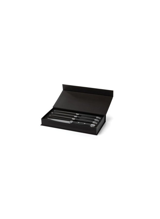 صندوق تخزين سكاكين فاخر - يتسع لـ 4 سكاكين شريحة صغيرة