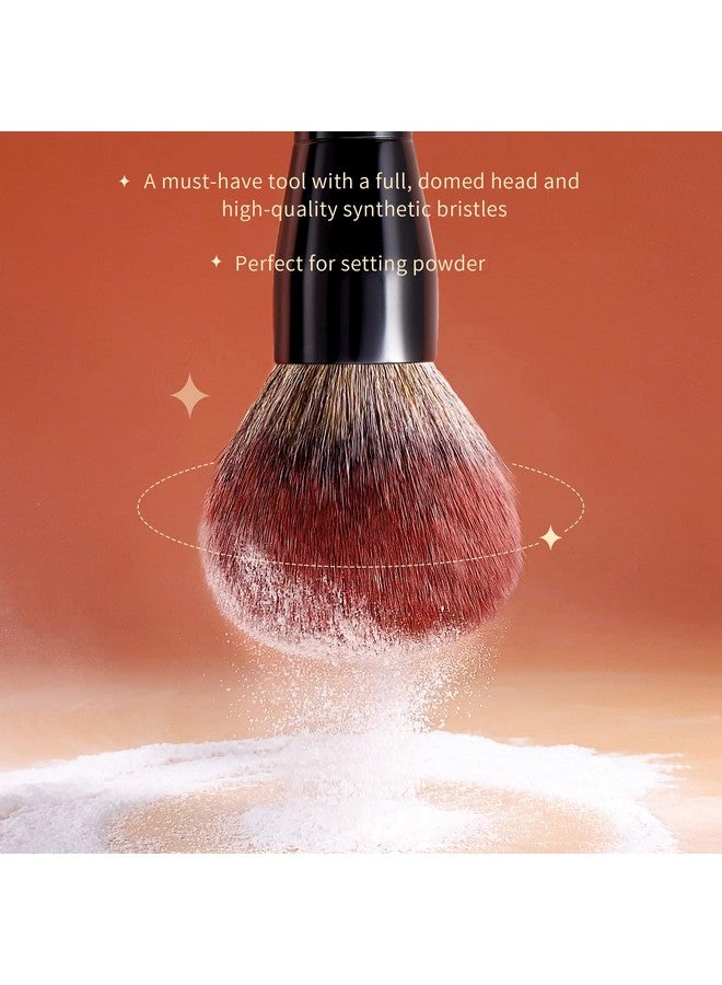 Jessup Powder Makeup Brush Large Finishing Mineral Powder Brush For Full Face Body Makeup Vegan Flawlessly Face Brush For Powder Blush & Bronzer Mul01 - Image 3