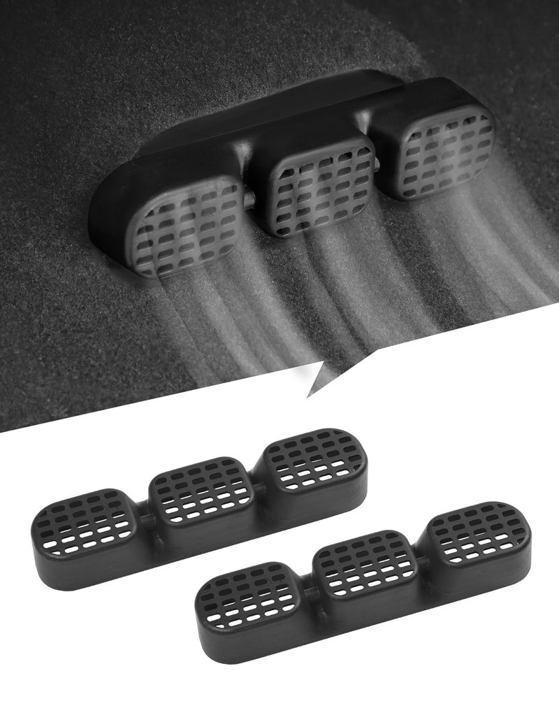 JeCar Under Seat Vent Deflectors Rear AC Vent Directional Extension Fit for Ford Bronco 2021-2023 - Image 1