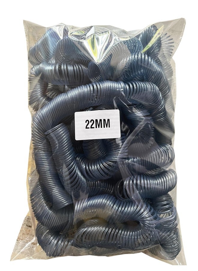 Kosh Transparent Heavy Quality Plastic Spiral Binding Ring/Coil/Loop Plastic Spiral Ring (22 MM) - Image 1