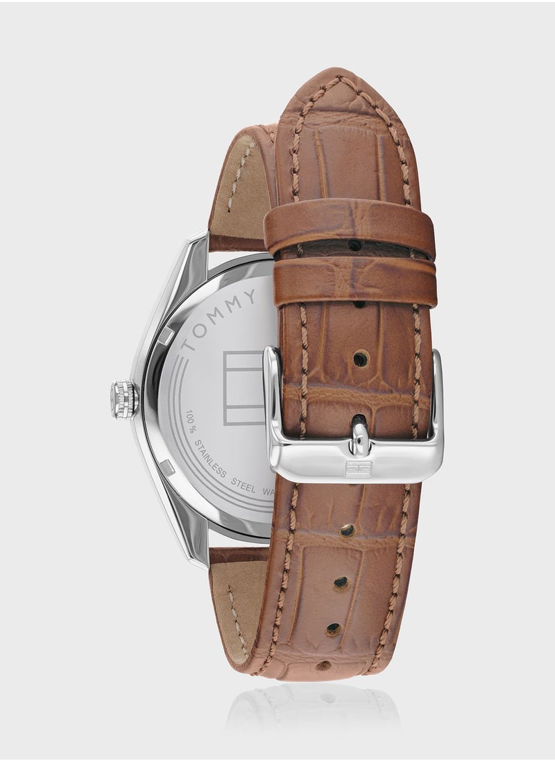 TOMMY HILFIGER Leather Strap Analog Watch  - Image 2
