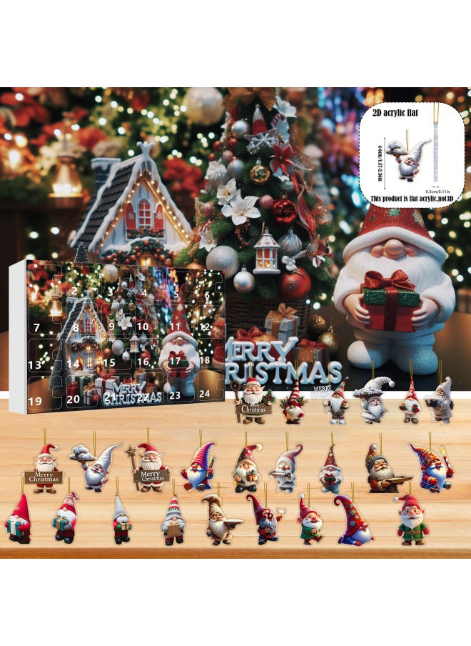 null - Cross Border Gnome Advent Calendar 2024 Gnome Advent Calendar-Color:Type A - Image 1