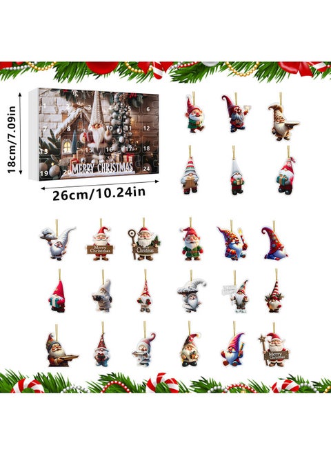 Cross Border Gnome Advent Calendar 2024 Gnome Advent Calendar-Color:Type A