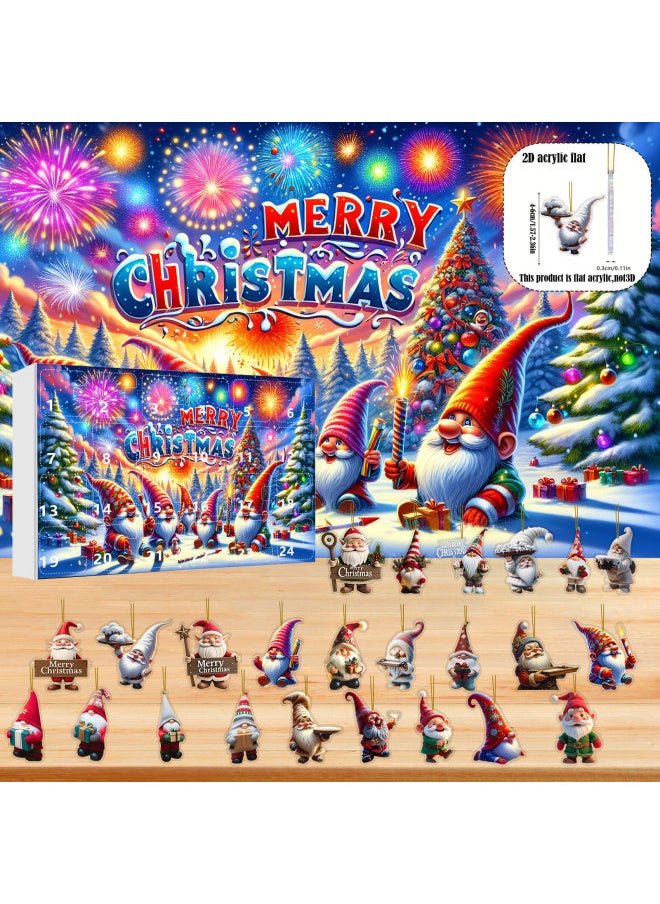 null - Cross Border Gnome Advent Calendar 2024 Gnome Advent Calendar-Color:Type A - Image 1