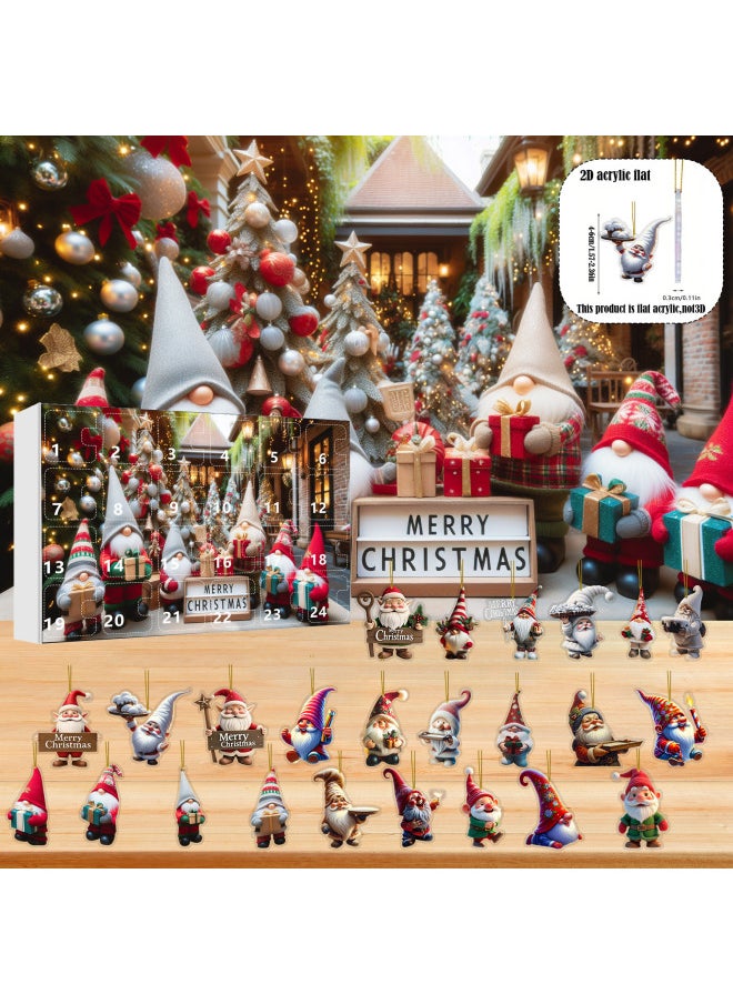 null - Cross Border Gnome Advent Calendar 2024 Gnome Advent Calendar-Color:Type A - Image 1