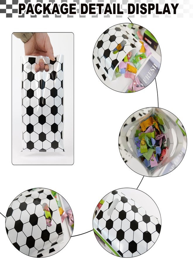 HEPAPATE 60Pcs Soccer Party Favors Bags,Soc cer Goodie Bag,Treat Candy Bags Soccer Theme Gift Bag for Birthday Party Decorations Supplies - Image 4