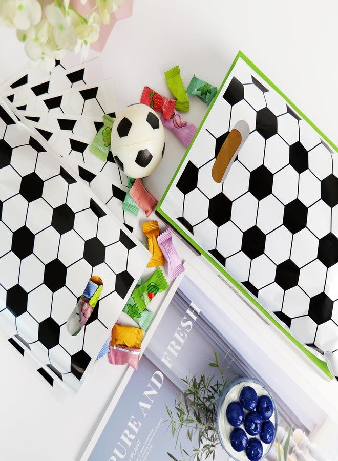 HEPAPATE 60Pcs Soccer Party Favors Bags,Soc cer Goodie Bag,Treat Candy Bags Soccer Theme Gift Bag for Birthday Party Decorations Supplies - Image 5