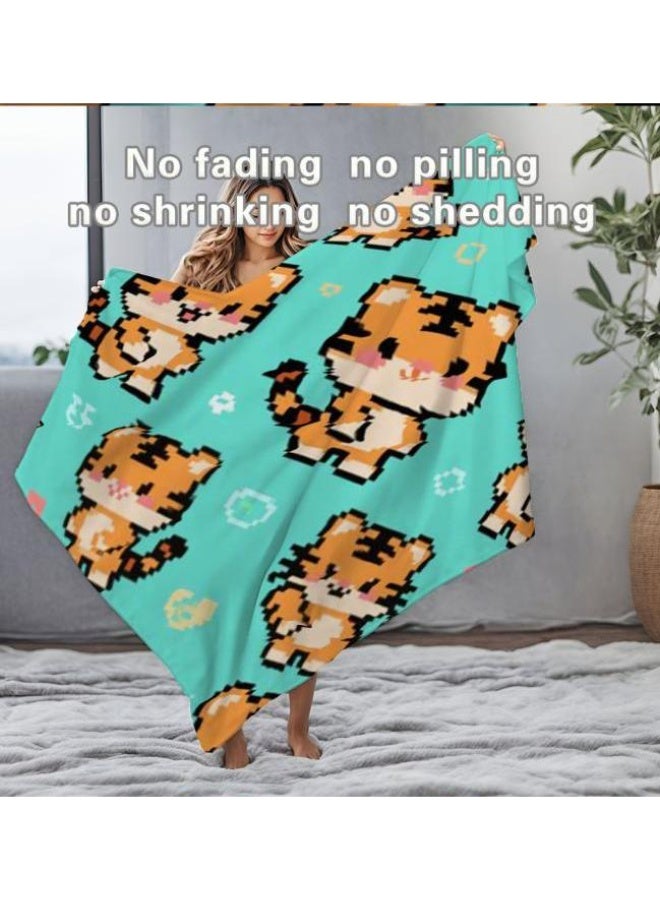 general Baby and children's cartoon flannel thin blanket (warm and comfortable, suitable for sleep, game use) 70cm*100cm - Image 5