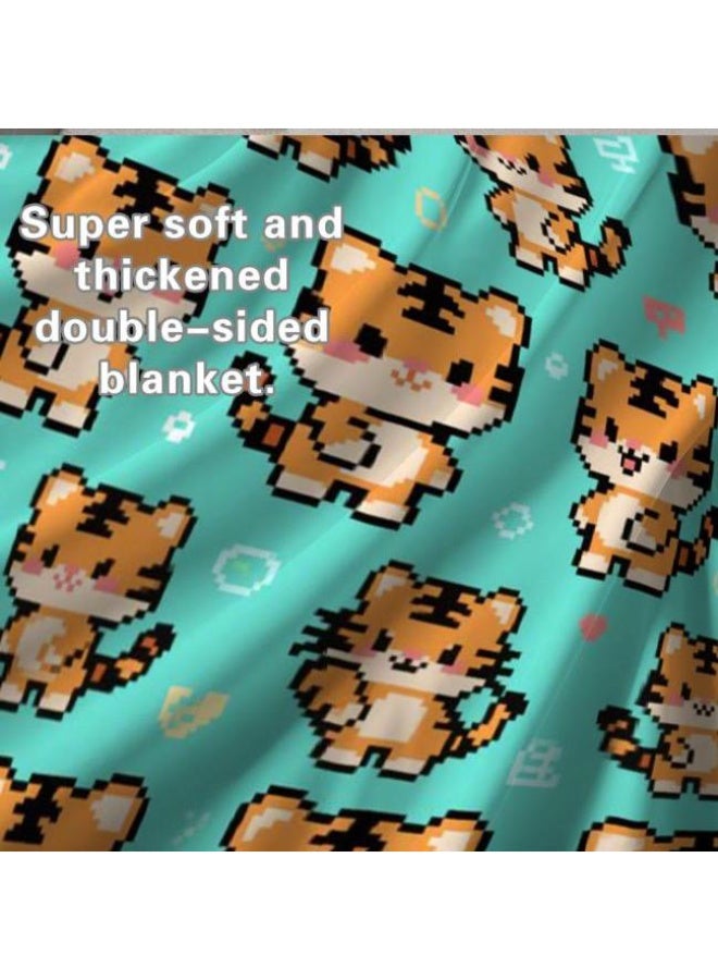 general Baby and children's cartoon flannel thin blanket (warm and comfortable, suitable for sleep, game use) 70cm*100cm - Image 1