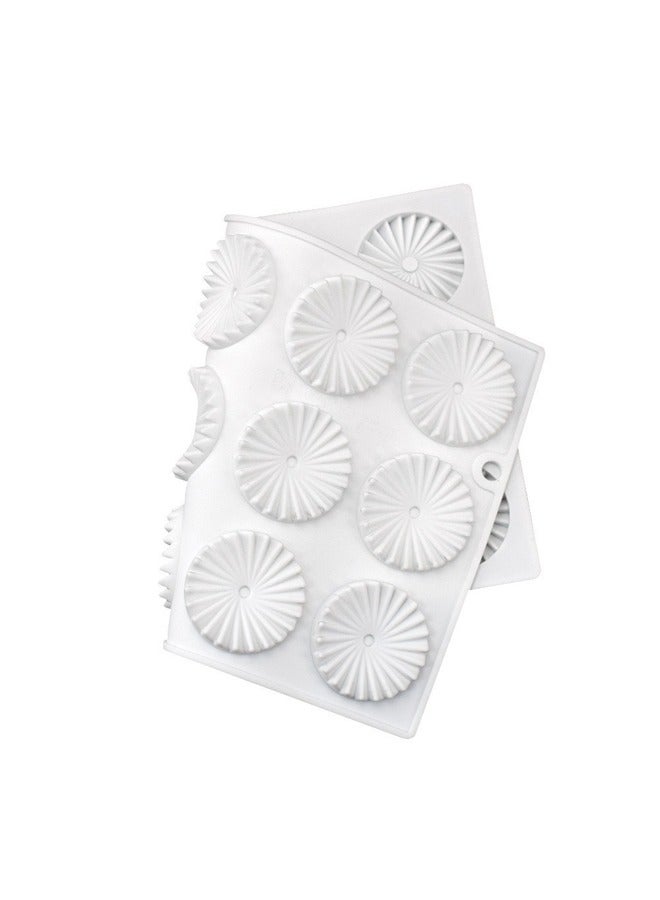 15-panel Pleated Fondant Moulds Origami Mousse Cake Mould French Baking Chocolate Cake Silicone Moulds - Image 3