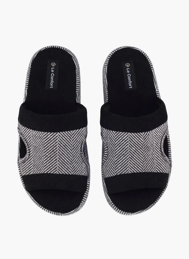 لو كونفورت Men Textured Bedroom Slides
