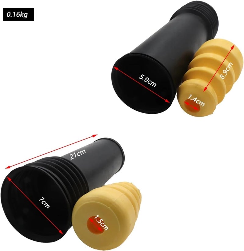 Yurefax DB Rear Dust Cover Air Shock Absorber Bellow Buffer Boot Set - Image 2