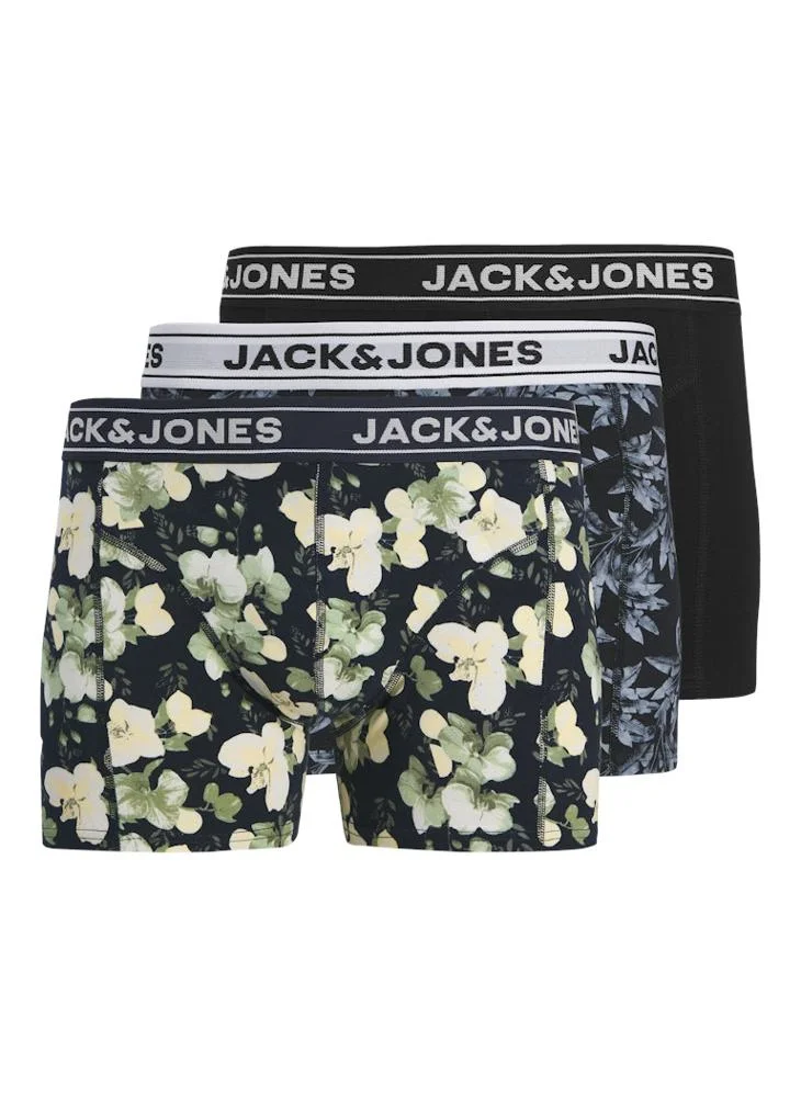 3-pack flower Print trunks