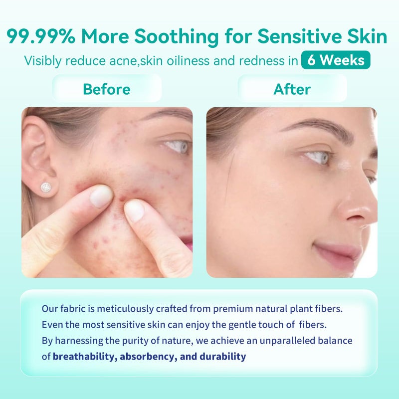 Ditoi Face Towels, 10"Ã—12" Disposable Face Towel, Face Towelettes XL, Ultra Soft Makeup Remover Dry Wipes, Thick Face Towel for Sensitive Skin, 50 Count (1 Pack) - Image 5