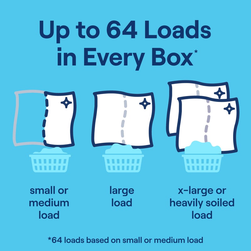 Seventh Generation Laundry Detergent Sheets 32ct Free & Clear Removes Tough Stains Safer for your family - Image 5