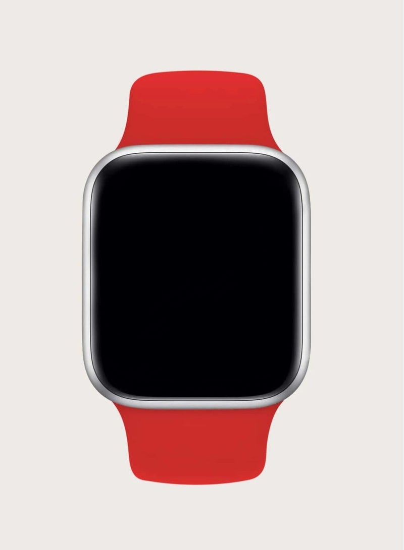 Apple Watch Band Replacement Strap For Series 5/6/7 42/44/45mm Red - Image 2
